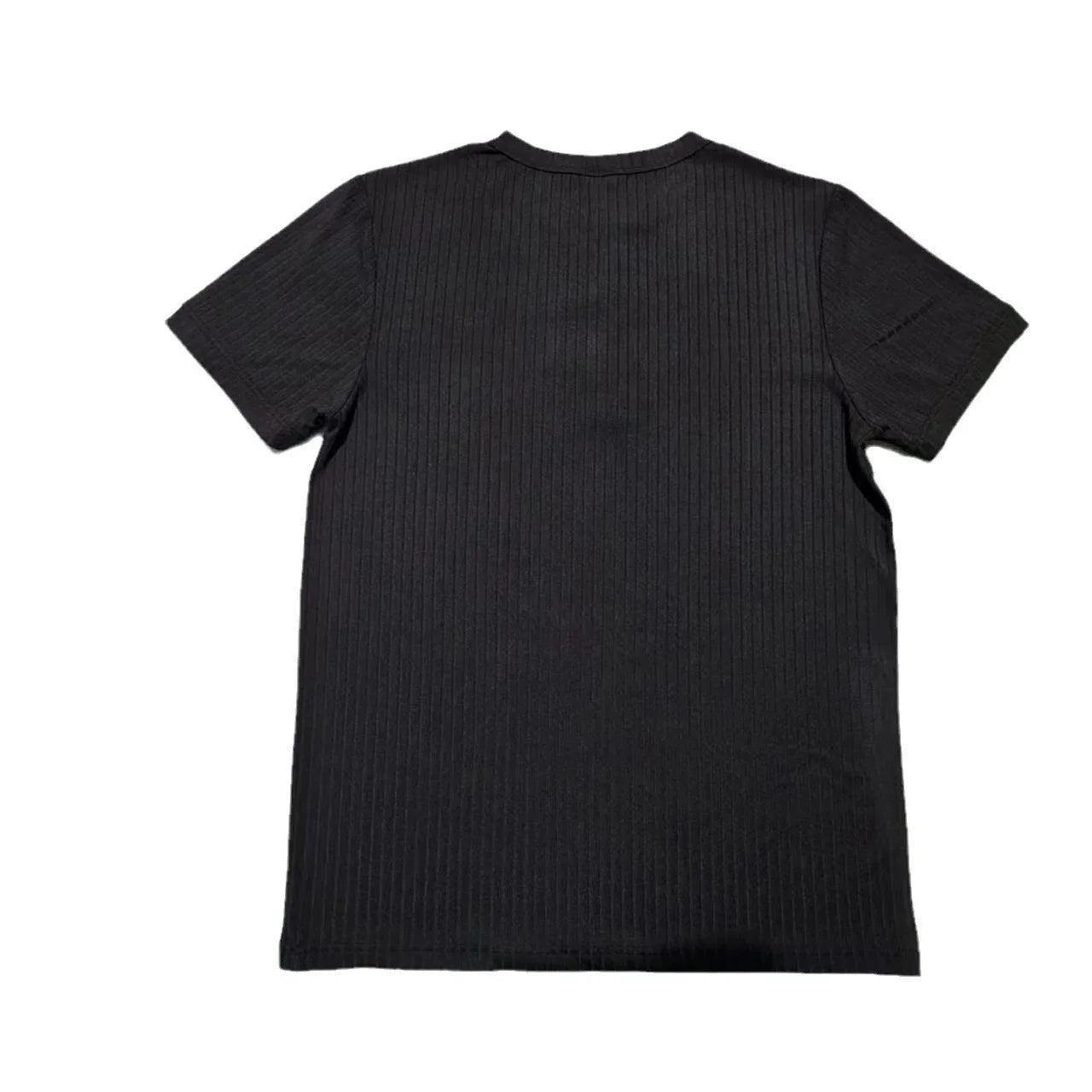Fashion Europe and the United States solid color new summer short-sleeved foreign trade Henry shirt casual knitted T-shirt