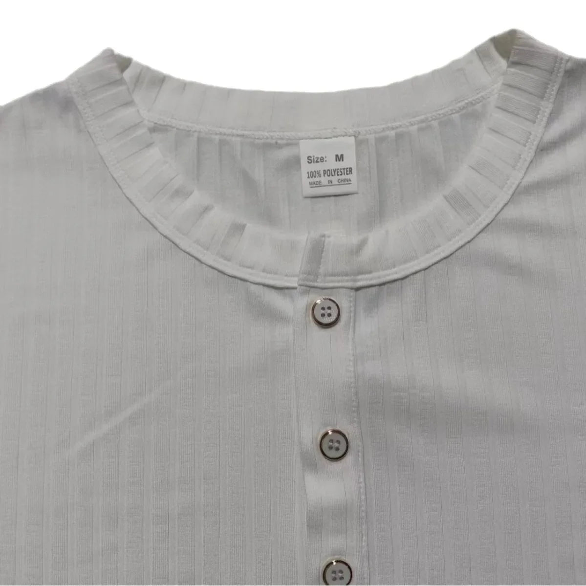 Fashion Europe and the United States solid color new summer short-sleeved foreign trade Henry shirt casual knitted T-shirt