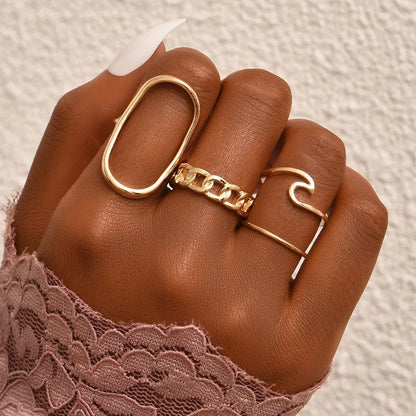 2023 women ring set bague femme matching rings bohemian fashion jewelry schmuck finger accesorios mujer couple gift wholesale