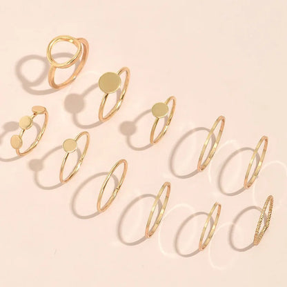 2023 women ring set bague femme matching rings bohemian fashion jewelry schmuck finger accesorios mujer couple gift wholesale
