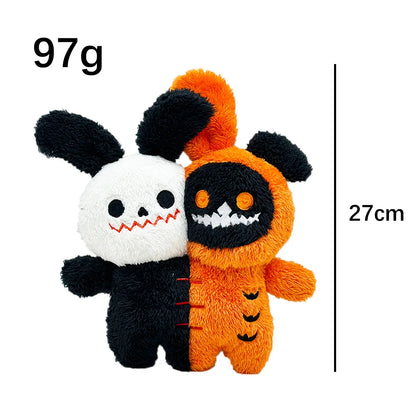 Halloween Souvenir Ghost Doll Two Head Hug Conjoined Body Special Plush Toy Stuffed Festival Gifts