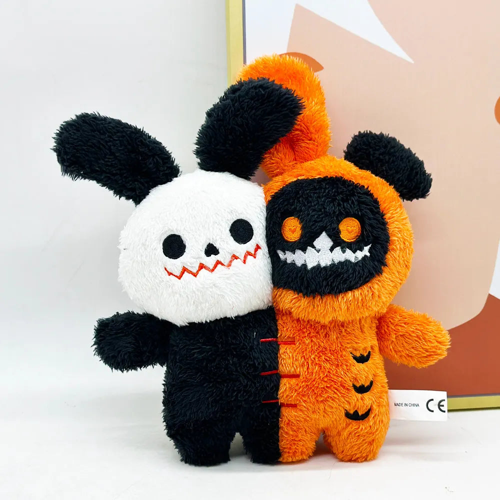 Halloween Souvenir Ghost Doll Two Head Hug Conjoined Body Special Plush Toy Stuffed Festival Gifts