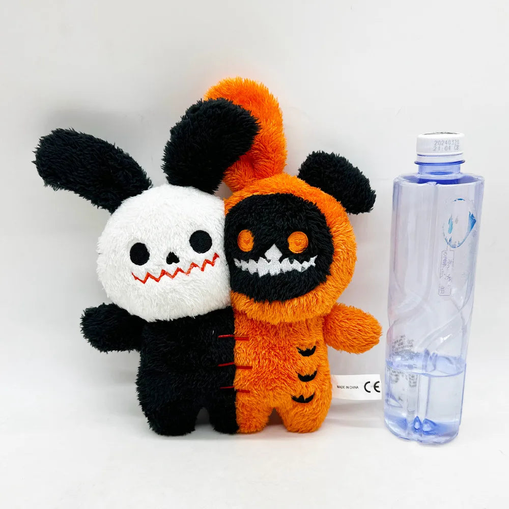 Halloween Souvenir Ghost Doll Two Head Hug Conjoined Body Special Plush Toy Stuffed Festival Gifts