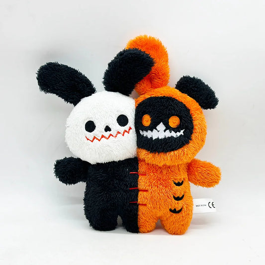 Halloween Souvenir Ghost Doll Two Head Hug Conjoined Body Special Plush Toy Stuffed Festival Gifts
