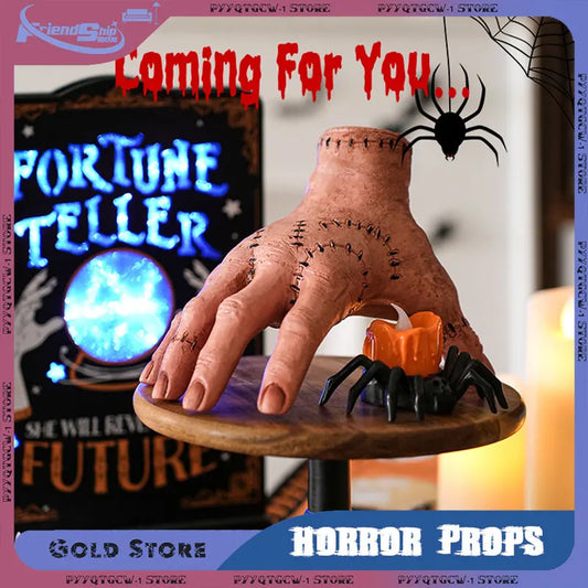 Halloween Horror Props Cosplay Addams Family Figurine Horror Broken Hands Ornaments for Halloween Party Costume Props Home Decor