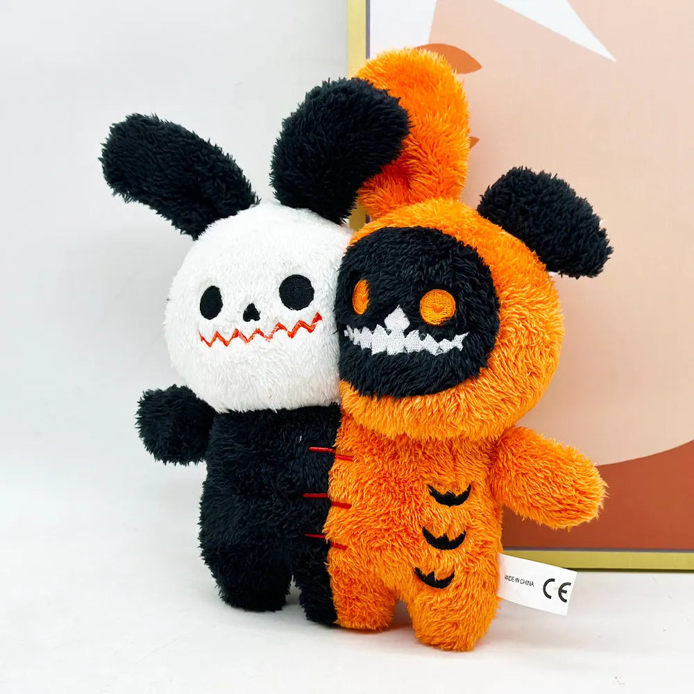 Halloween Souvenir Ghost Doll Two Head Hug Conjoined Body Special Plush Toy Stuffed Festival Gifts