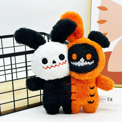 Halloween Souvenir Ghost Doll Two Head Hug Conjoined Body Special Plush Toy Stuffed Festival Gifts