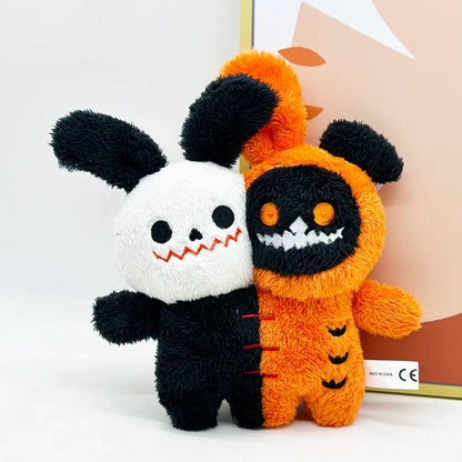 Halloween Souvenir Ghost Doll Two Head Hug Conjoined Body Special Plush Toy Stuffed Festival Gifts