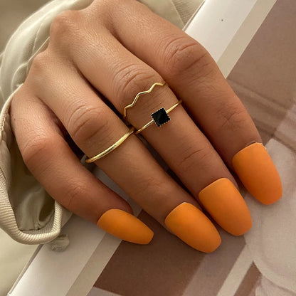 2023 women ring set bague femme matching rings bohemian fashion jewelry schmuck finger accesorios mujer couple gift wholesale